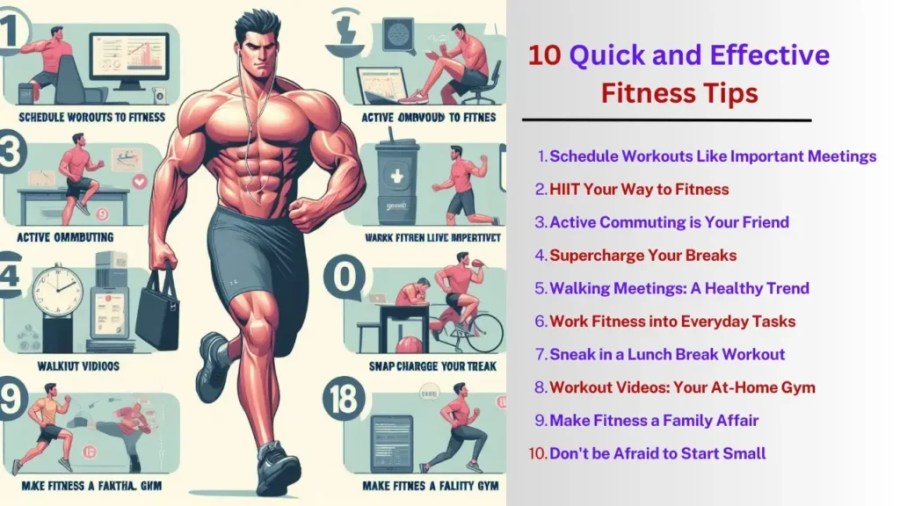 10 Super-Fast Fitness Tips for Busy Professionals