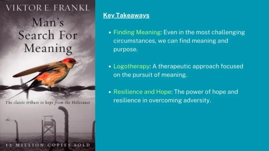 "Man's Search for Meaning" by Viktor E. Frankl: Ultimate Guide To Personal Growth: 5 Self-Improvement Books That Will Change Your Life