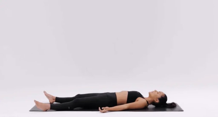 Uttanasana (Standing Forward Bend) one of the 5 Bedtime Yoga Asanas to Beat Stress, Boost Sleep Quality