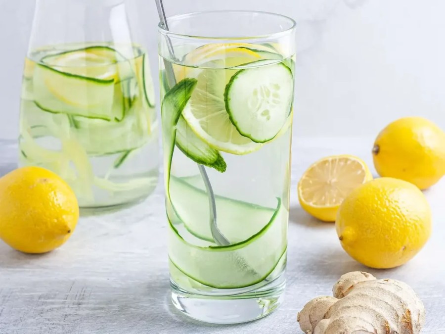 Lemon and Ginger Detox Water one of the 10 Powerful Detox Waters for Natural Belly Fat Reduction Every Morning