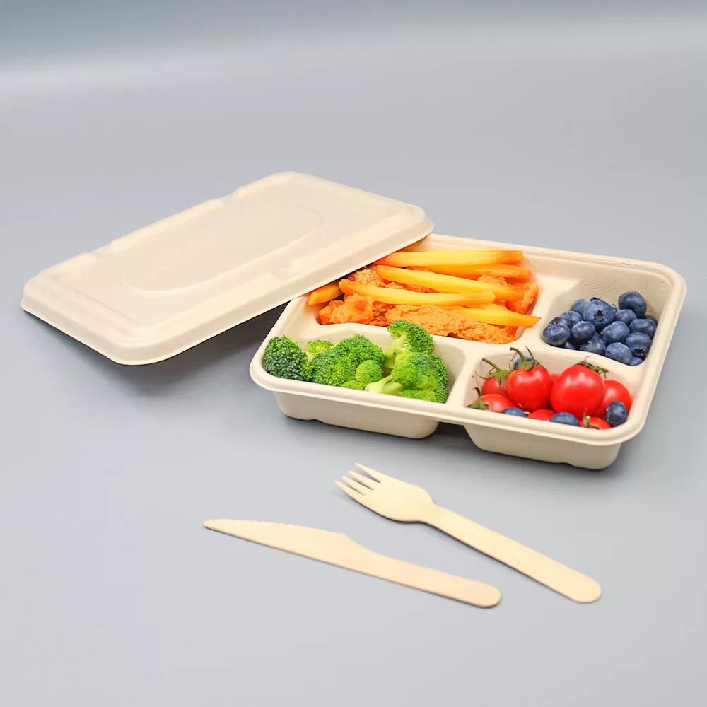 Sugarcane Bagasse Cutlery Set, Eco-Friendly Compostable Biodegradable – Disposable Spoon Fork Knife Utensils for Party, Takeout, Picnic, Camping, Sustainable Tableware - 图片 12
