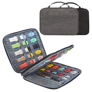 Travel Watchband Organizer | For Apple Watch Watchband Storage Box, Multifunction Travel Strap Organizer Case, Portable Ant Cloth Watch Strap Pouch, Compact Watchband Holder for Smartwatch Accessories Packaging
