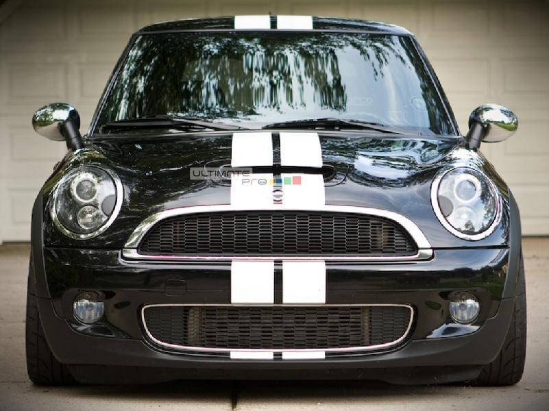 Sticker vinyl body racing stripe compatible with mini cooper decals