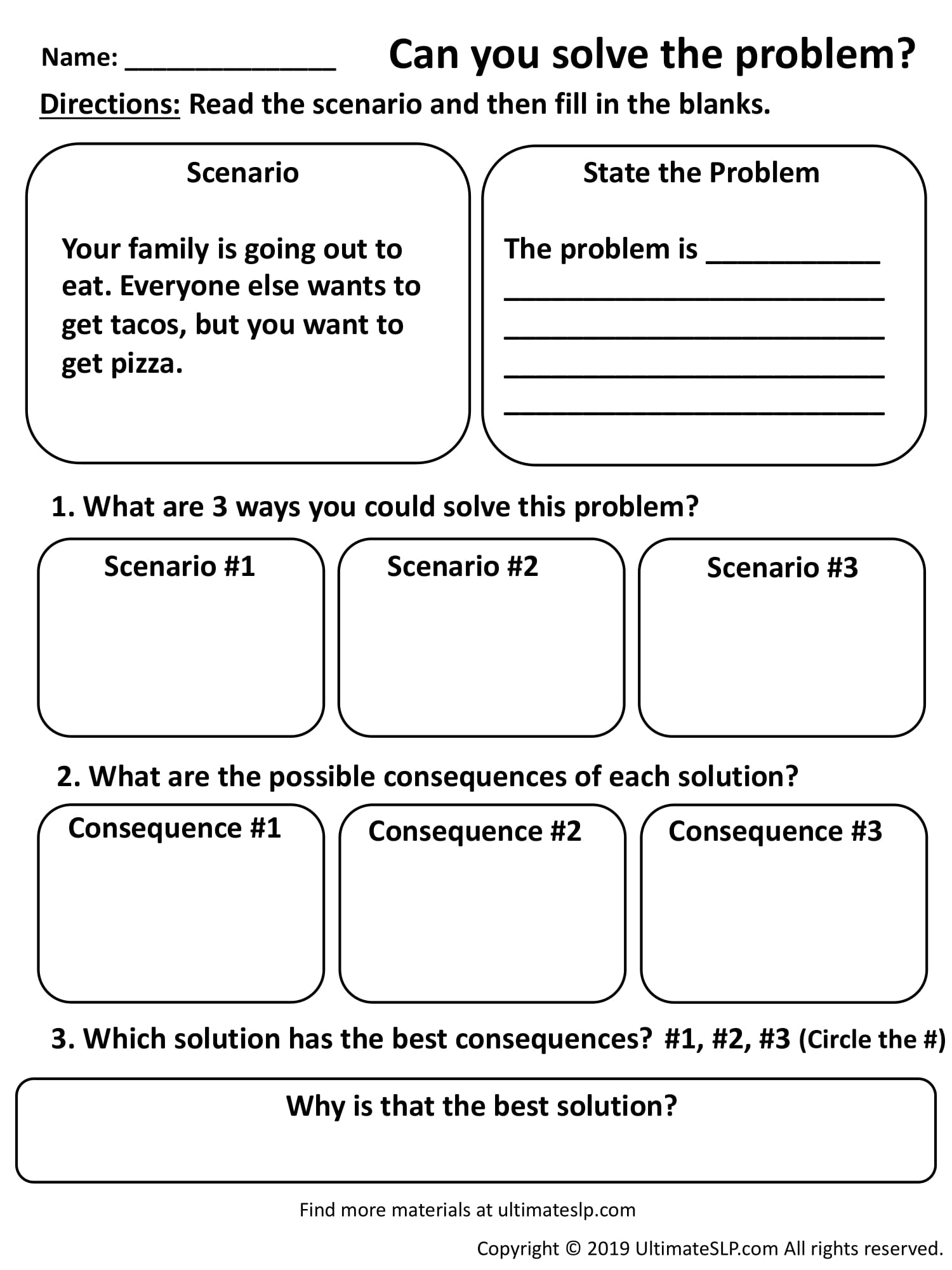 Can you solve the problem worksheet 1