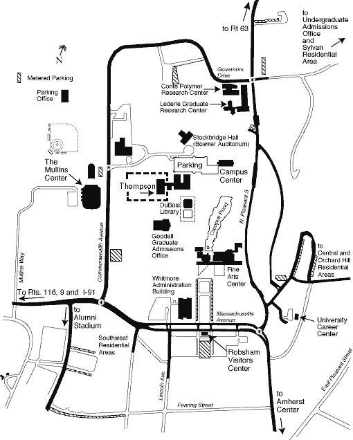 Simplified Campus Map.