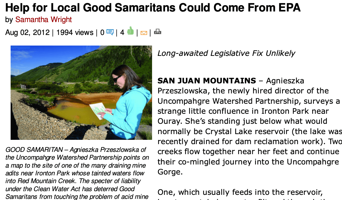 news article headline from the Aug 2, 2012 The Watch newspaper