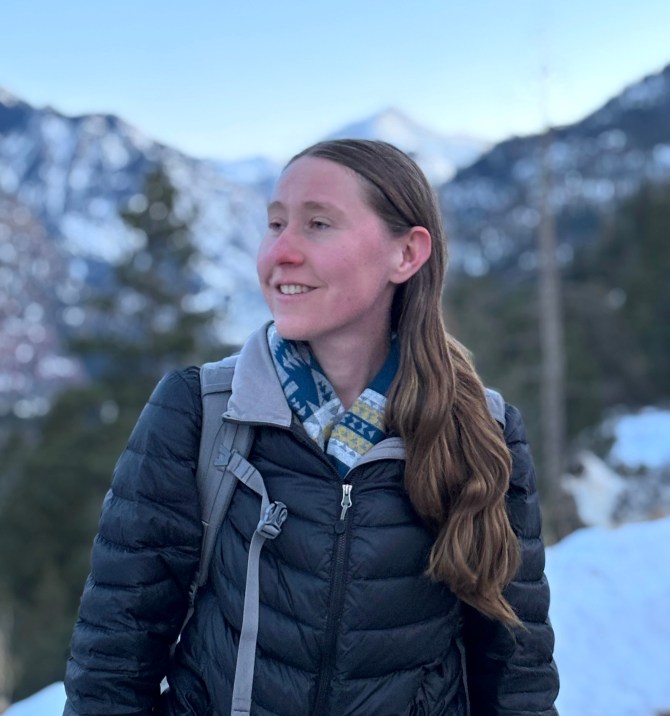 Joanna Weaver in winter