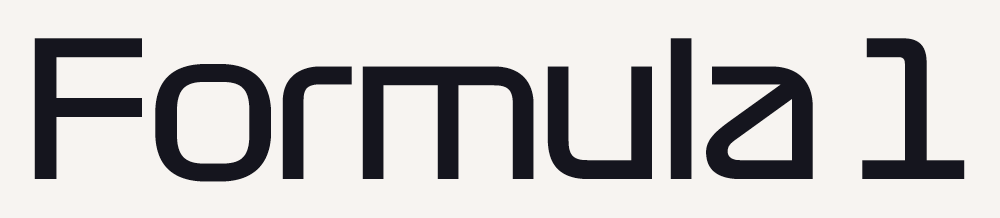 Brand New New Logo For Formula 1 By Wieden Kennedy
