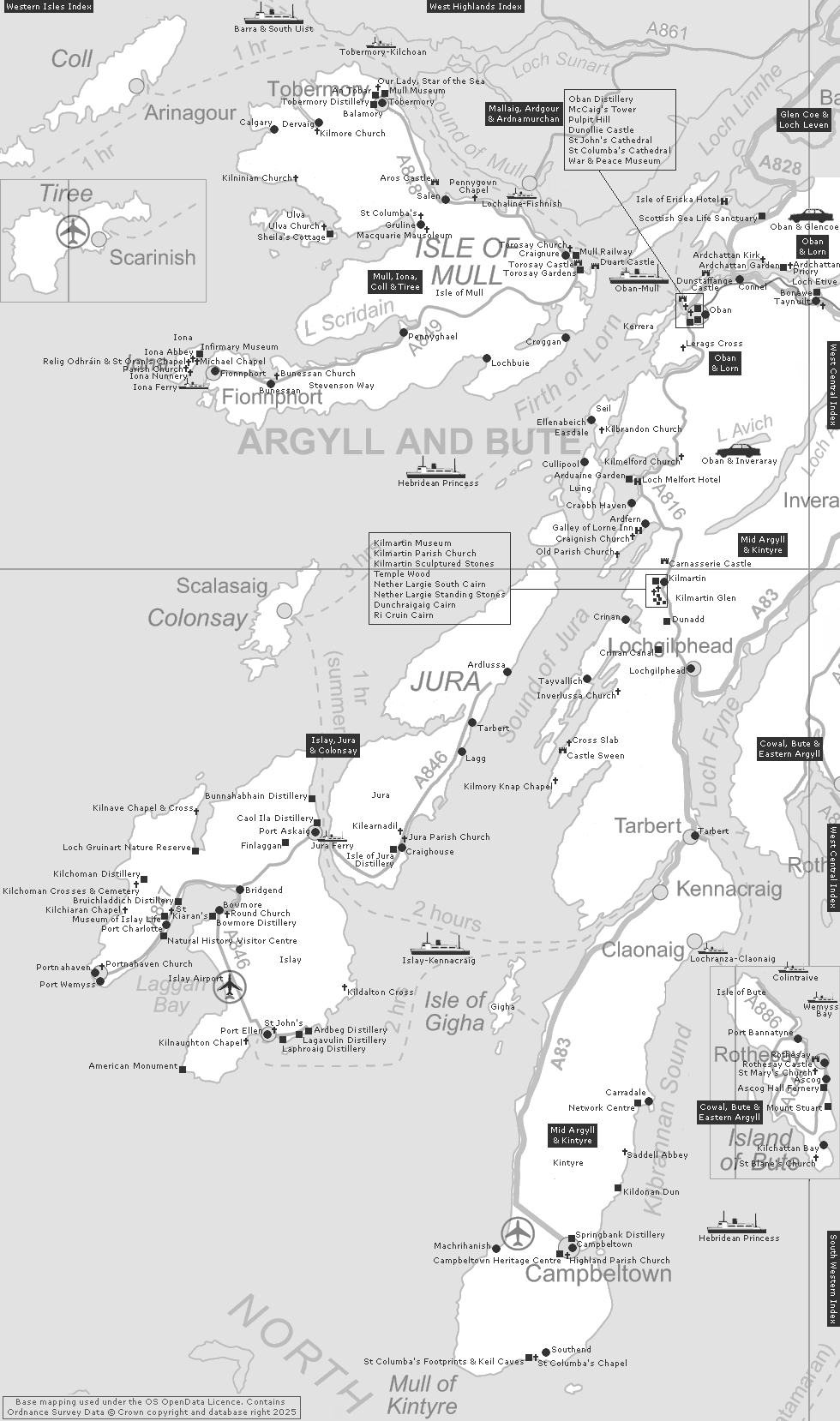 Western Argyll Index Page On Scotland 