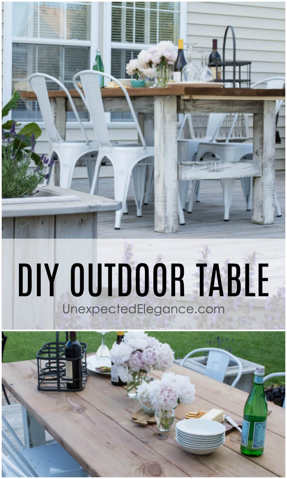 Diy outdoor farm table