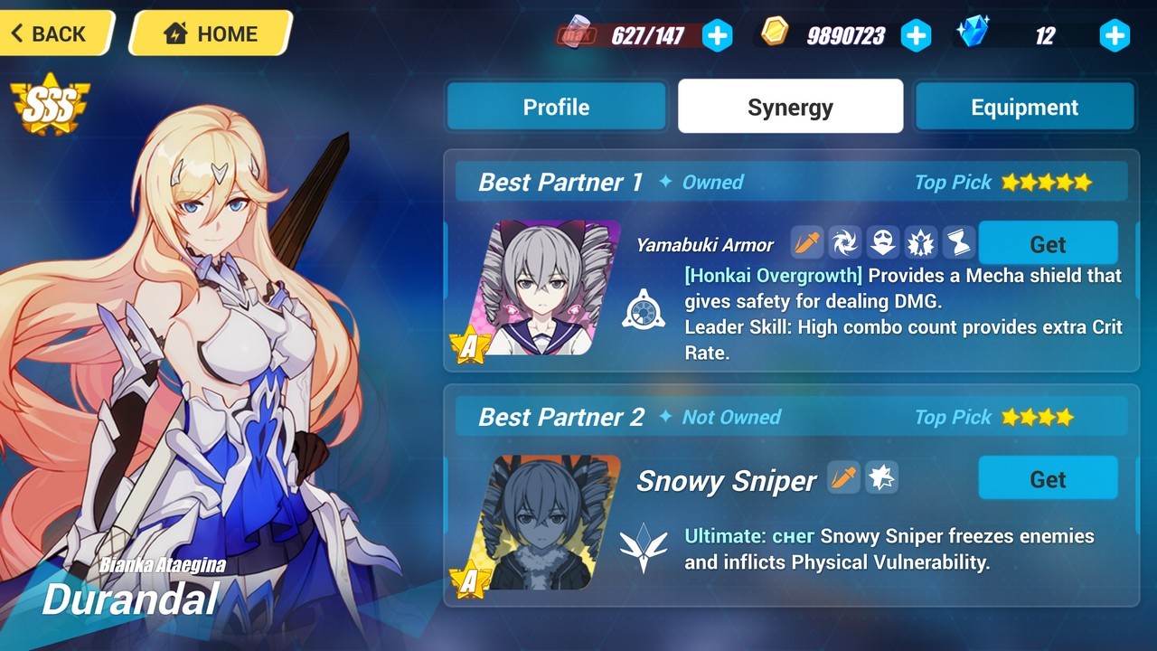 The new skin of bright knight • moon soul, i hope you like it. Rank Up Your Game With Durandal S S Rank Battlesuit Bright Knight Excelsis Overview Honkai Impact 3rd
