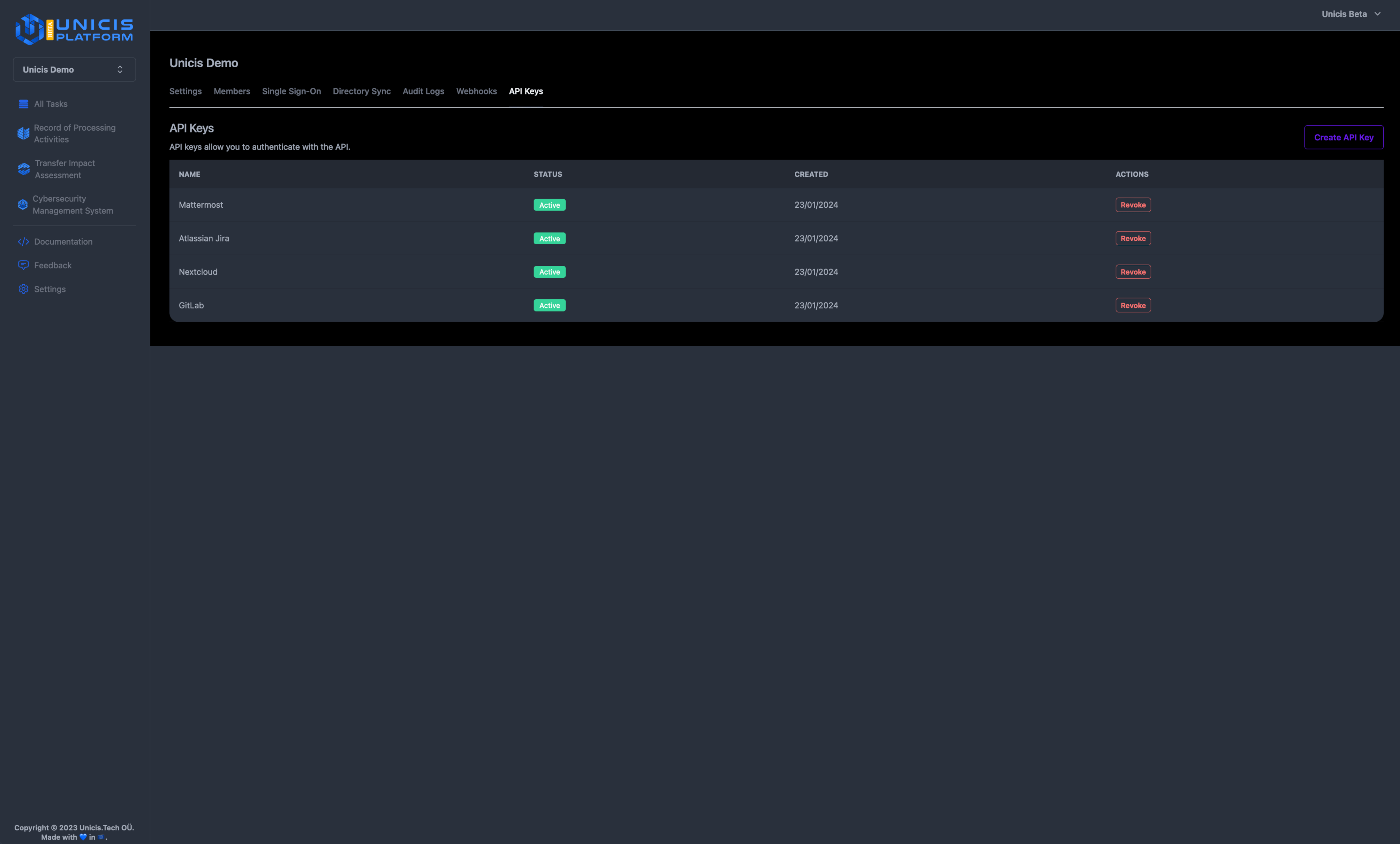 Cybersecurity Management System Unicis Tech - Minimal Texture Collection - HD Quality