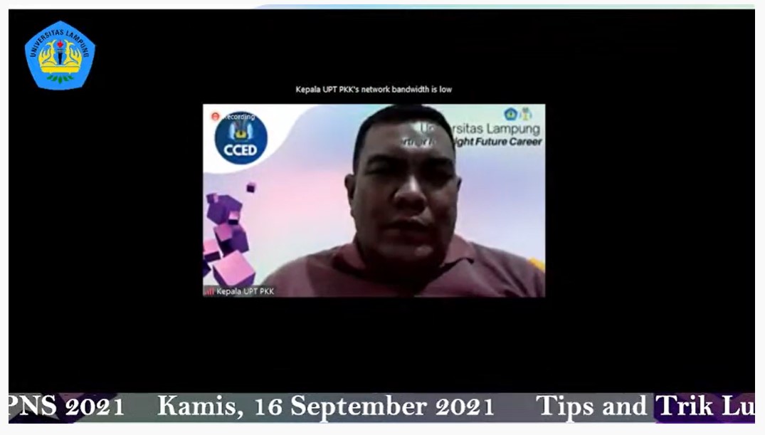 Bagaimana tips dan trik agar bisa lolos tes cpns 2021? Webinar Cced Talks Series Ulas Trik Lulus Cpns Universitas Lampung