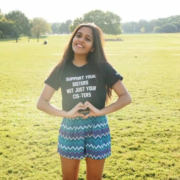 'Support your sisters, not just your cis-ters' available for $21.60