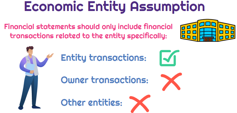 What is the economic entity assumption?