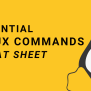 Essential Linux Commands Cheat Sheet | Unixmen