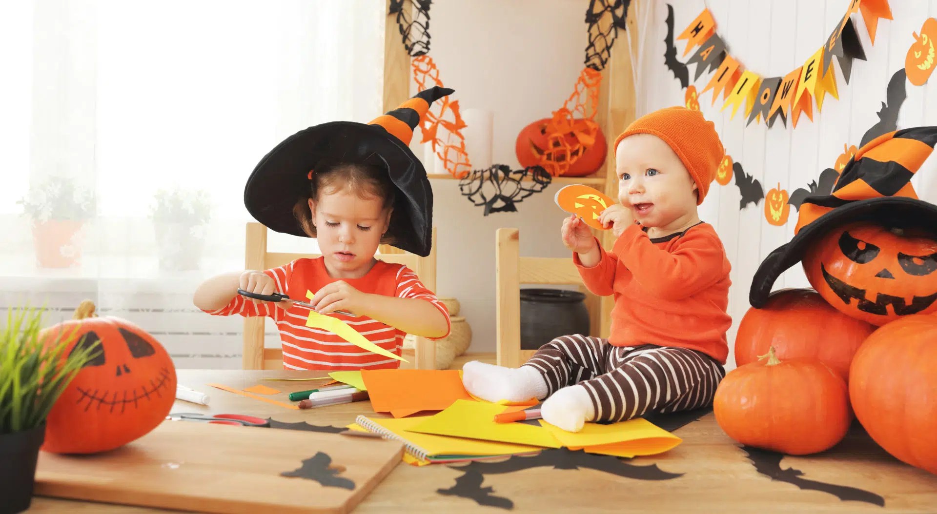 Kesote 8 pcs halloween lanternes de citrouille en papier 12 pouces pour halloween décoration. Halloween Bricolage Facile Pour Enfant Activites Manuelles Halloween Acheter Du Materiel Pas Cher Pour Halloween Un Max D Idees