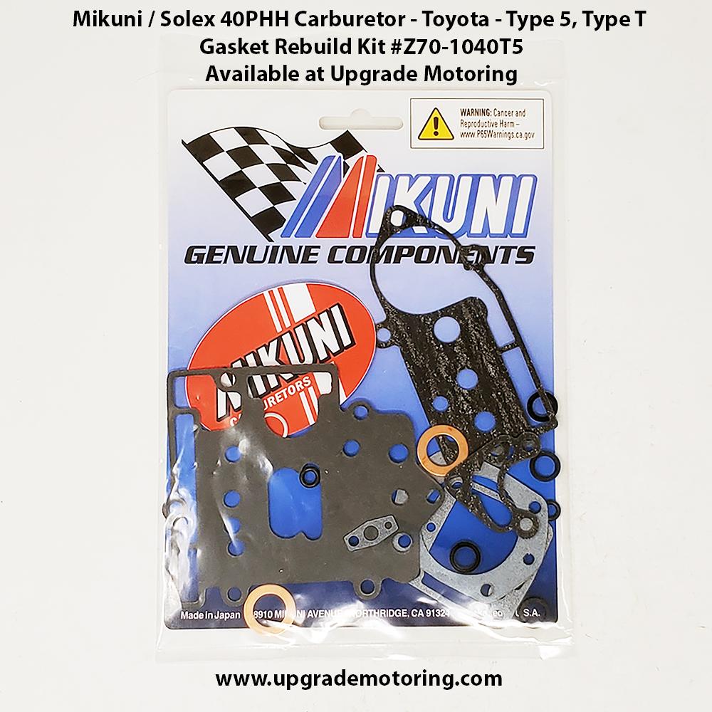 Mikuni Solex 40PHH Carburetor - Toyota - Type 5, Type T