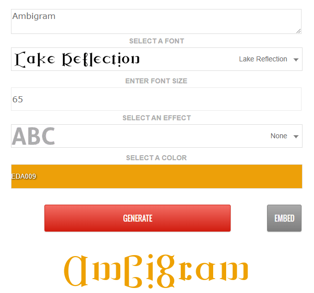 Best Ambigram Generators To Design Tattoo And Art Uplarn