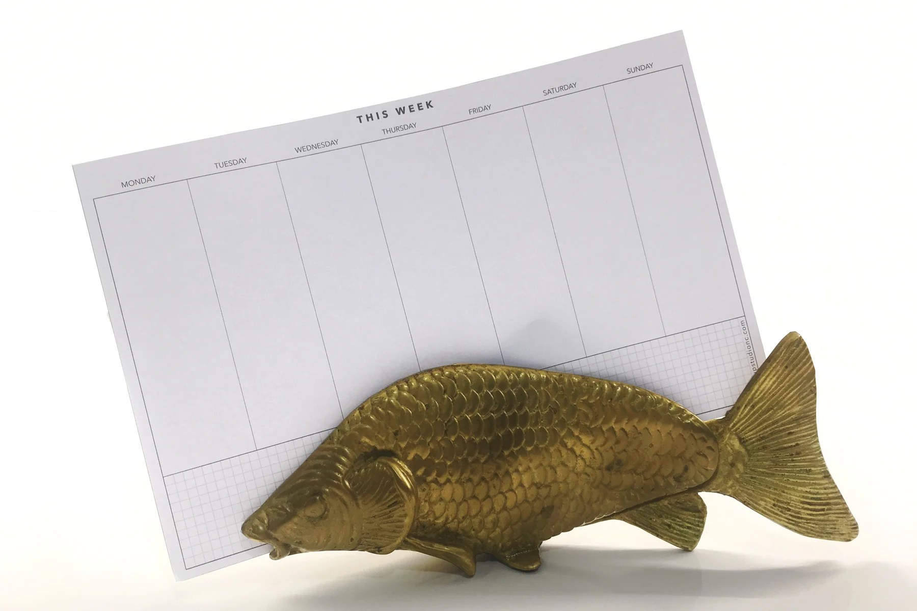 Weekly Planning Notepad Upstudio
