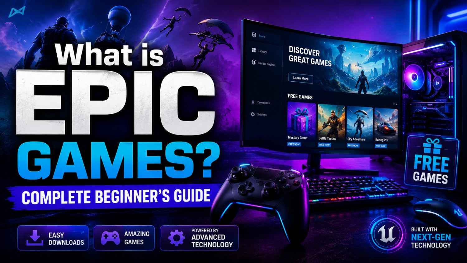 Epic Games Complete Beginner's Guide to Gaming Platform