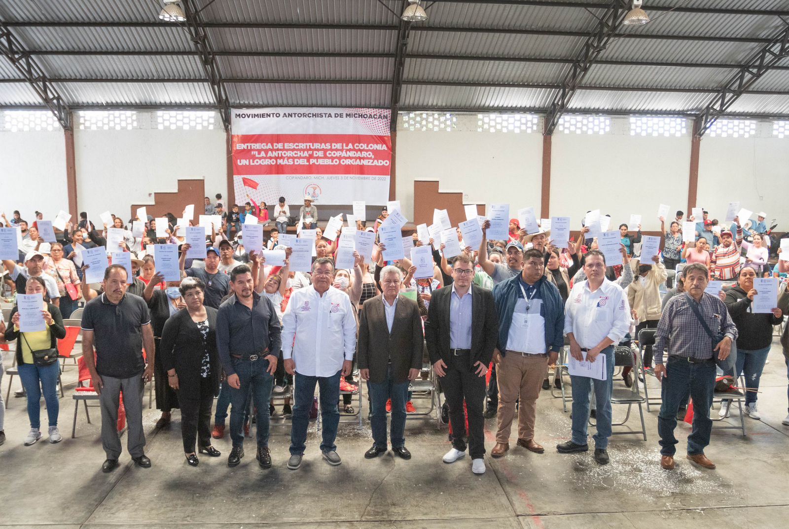 Entrega Sedum más de 200 escrituras en Copándaro