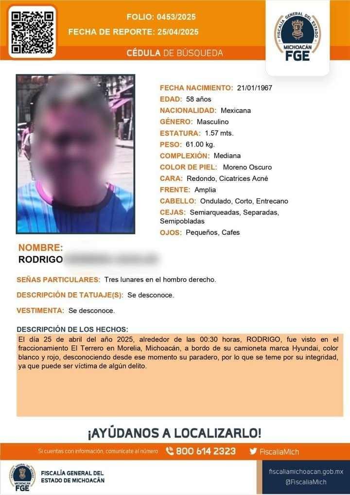 Identifican a uno de los dos ejecutados en Téjaro, municipio de Tarímbaro