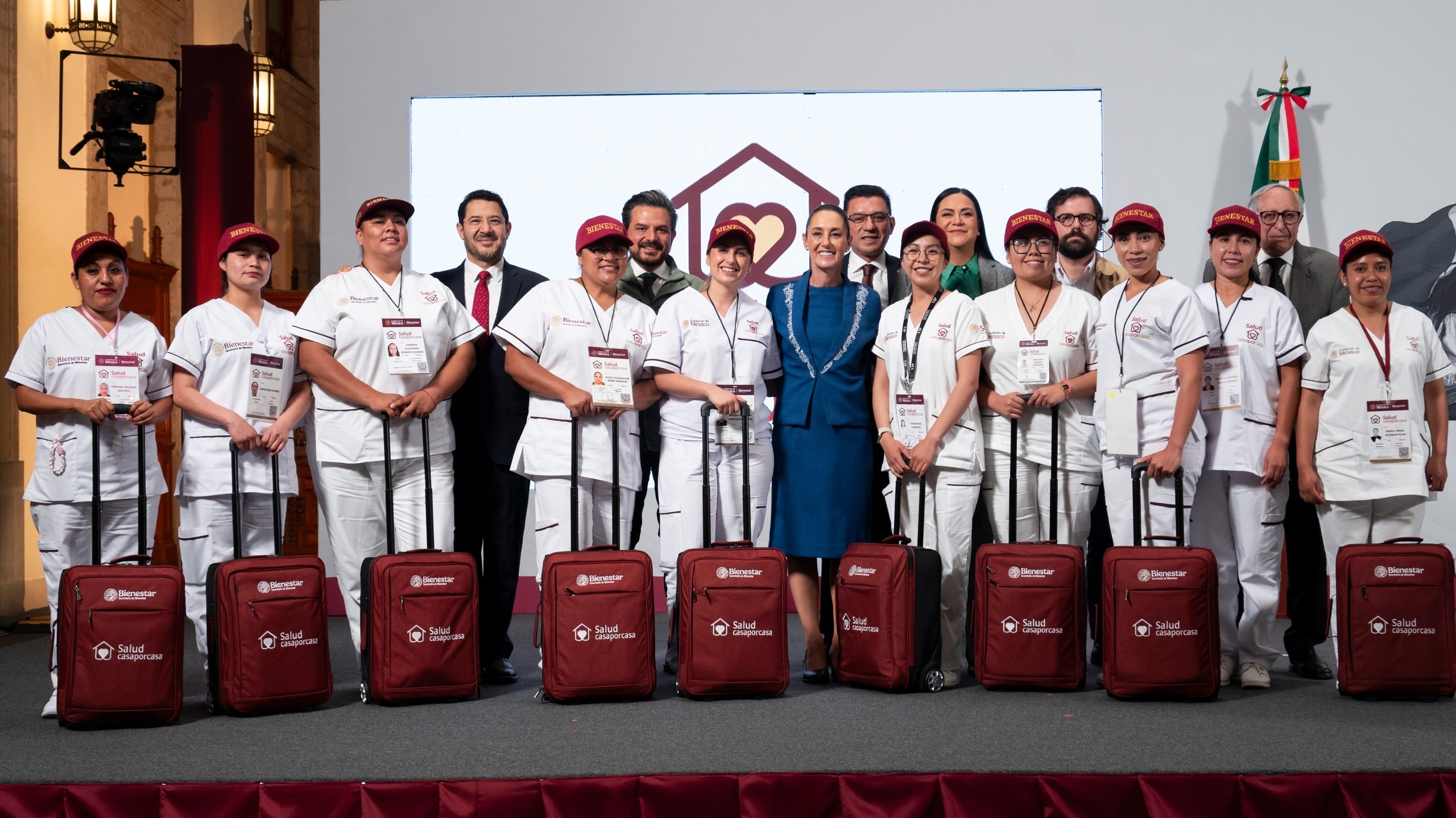 Presidenta  Sheinbaum encabeza el arranque nacional del programa Salud Casa por Casa
