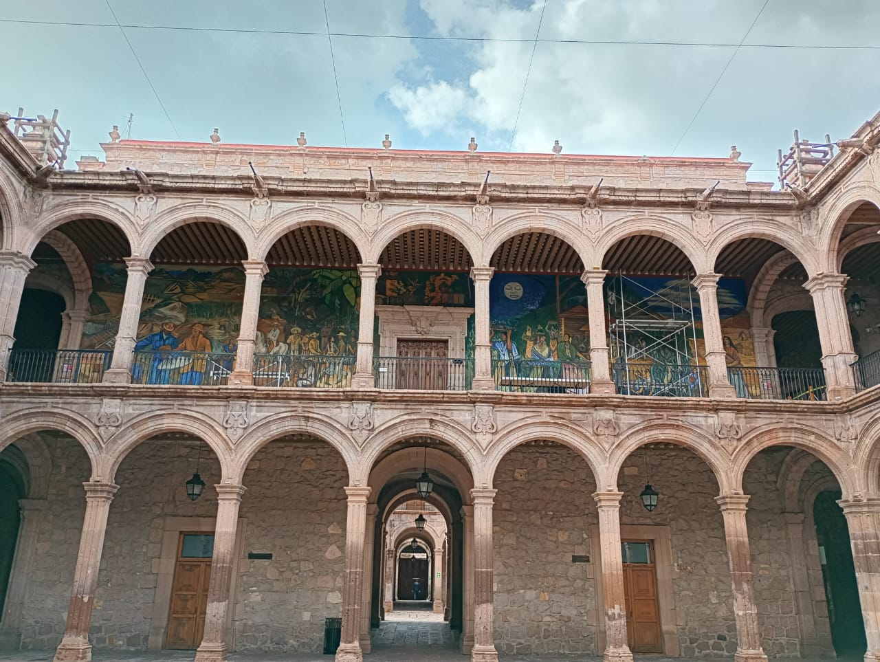 Rescata Secum mural de Alfredo Zalce en Palacio de Gobierno del Estado