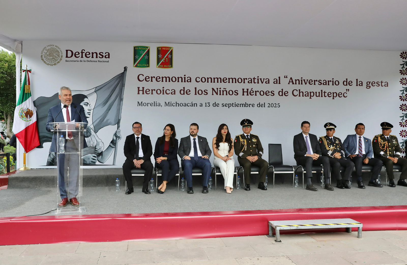 Llama Bedolla a seguir ejemplo de valentía y patriotismo de Niños Héroes