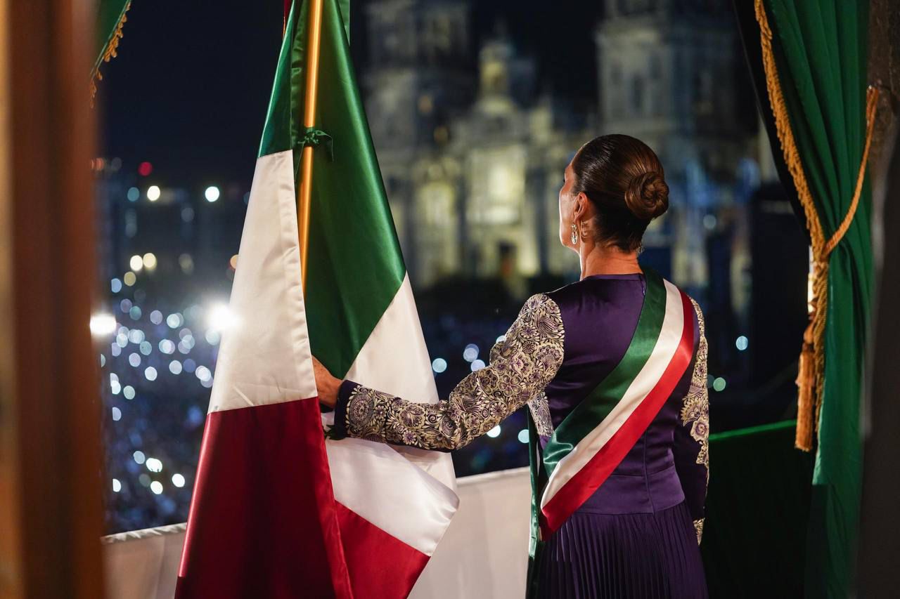 ¡Histórico! Presidenta Claudia Sheinbaum encabeza ceremonia del Grito de Independencia; primera mujer en 215 años