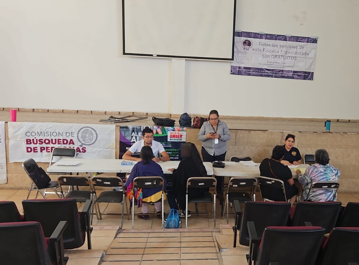 Participa Fiscalía General en la Jornada Multidisciplinaria y Toma de Muestras ADN, en Zamora