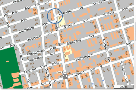 Directions Map Of Our Yonge Eglinton Office In Toronto Finalmap 