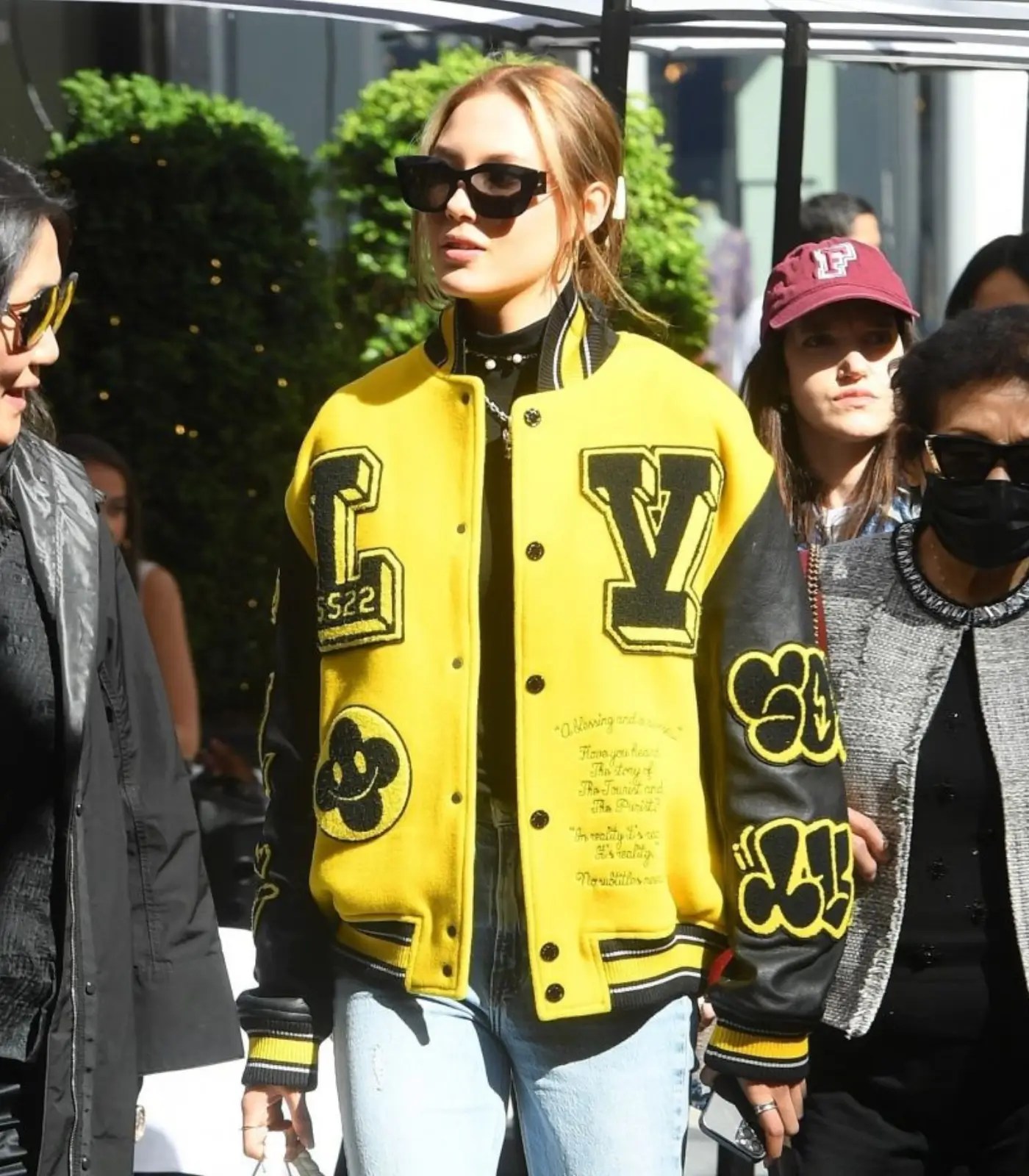 louis vuitton jacket yellow