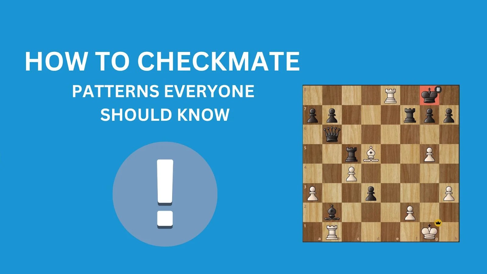 How To Checkmate Patterns Everyone Should Know Us Chess Sales