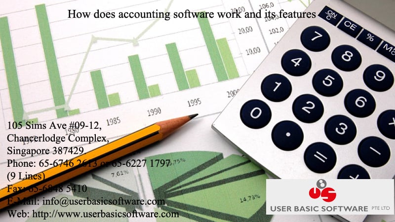 How does accounting software work and its features?