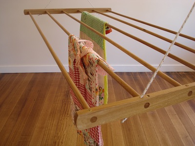timber clothes drying or airing rack from usethings. sheila maid