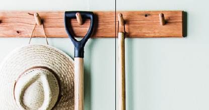 solid timber coat rack from usethings