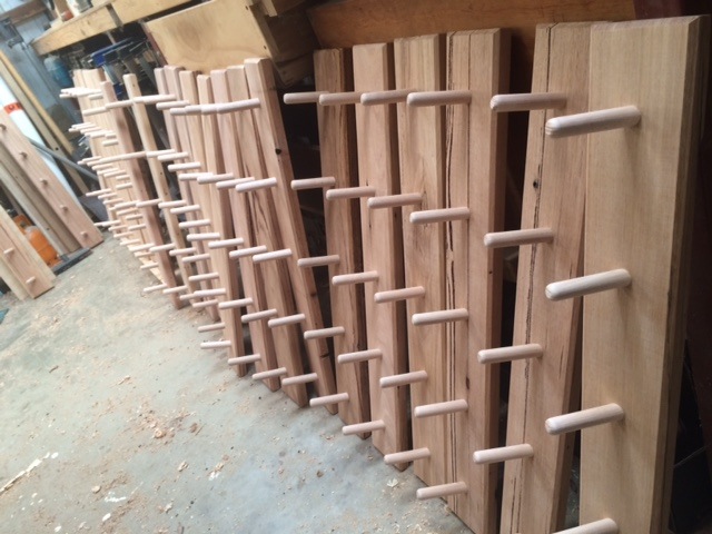 wooden coat racks