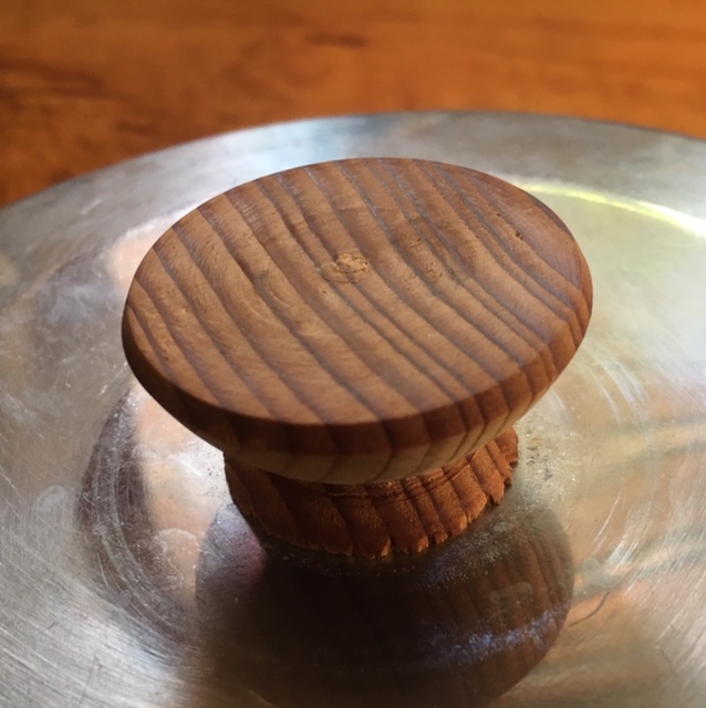 wooden pot lid handle