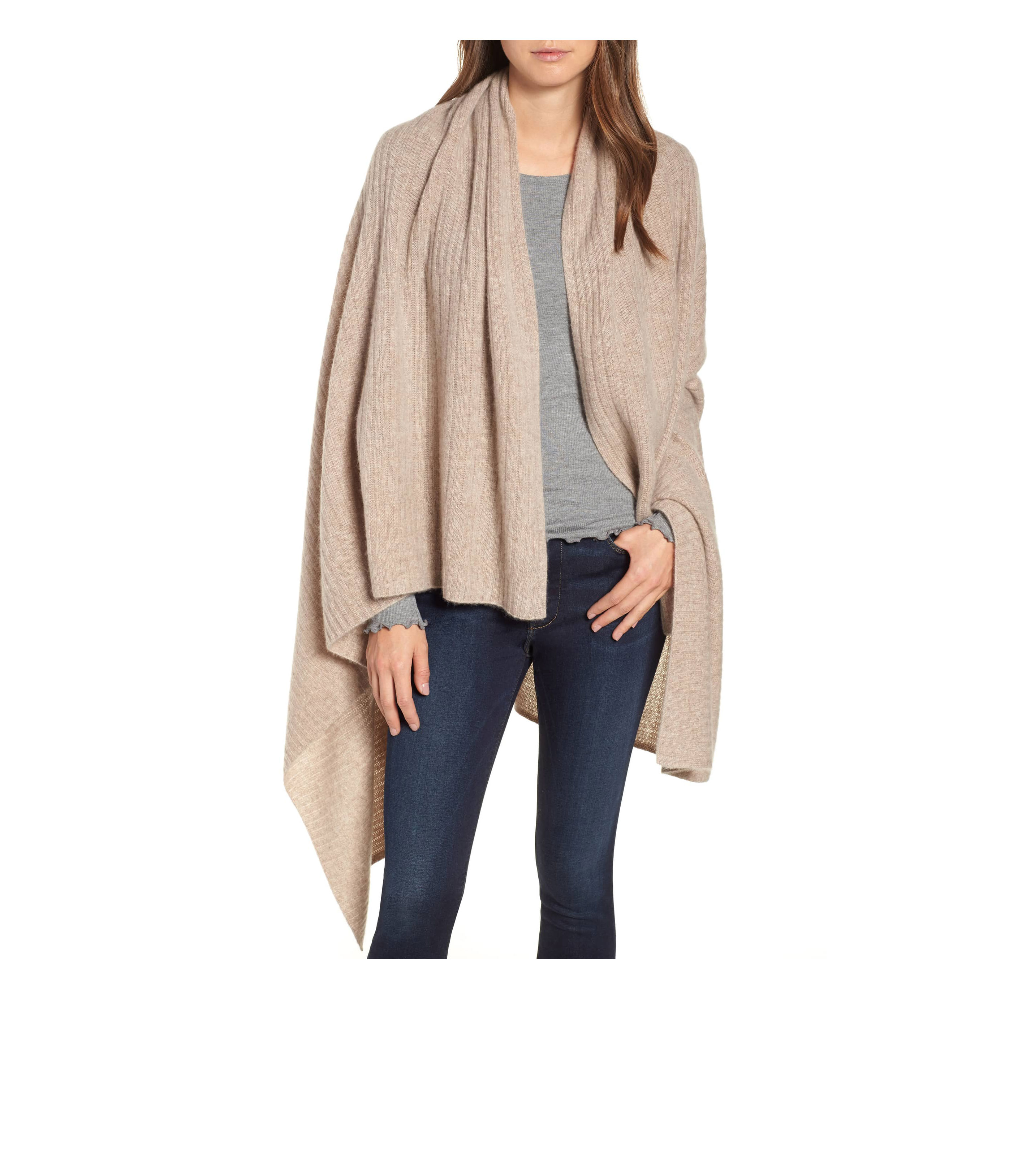 halogen cashmere wrap