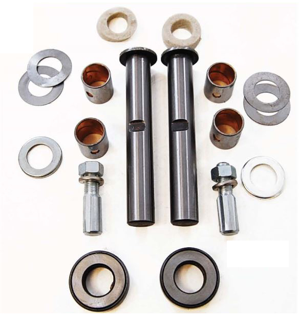 King Pin Retainer Pin & Stop Nut Set – Fits 1928–1948 Ford Spindle Bolt – B-3122/24 – USA