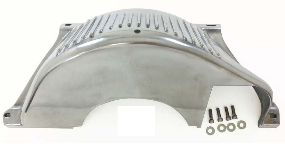 GM TH350/TH400 Aluminum Flywheel/Flexplate Dust Cover Polished