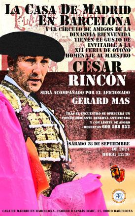 Cesar Rincon Casa de Madrid