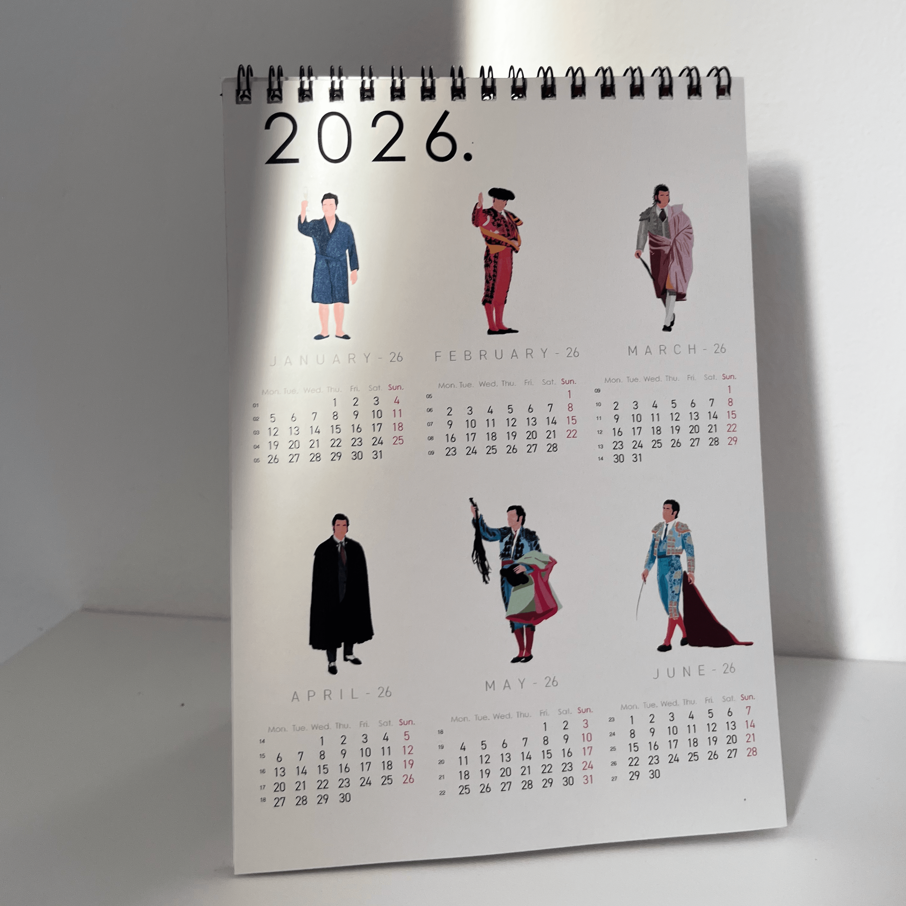Calendario LULARI 2026