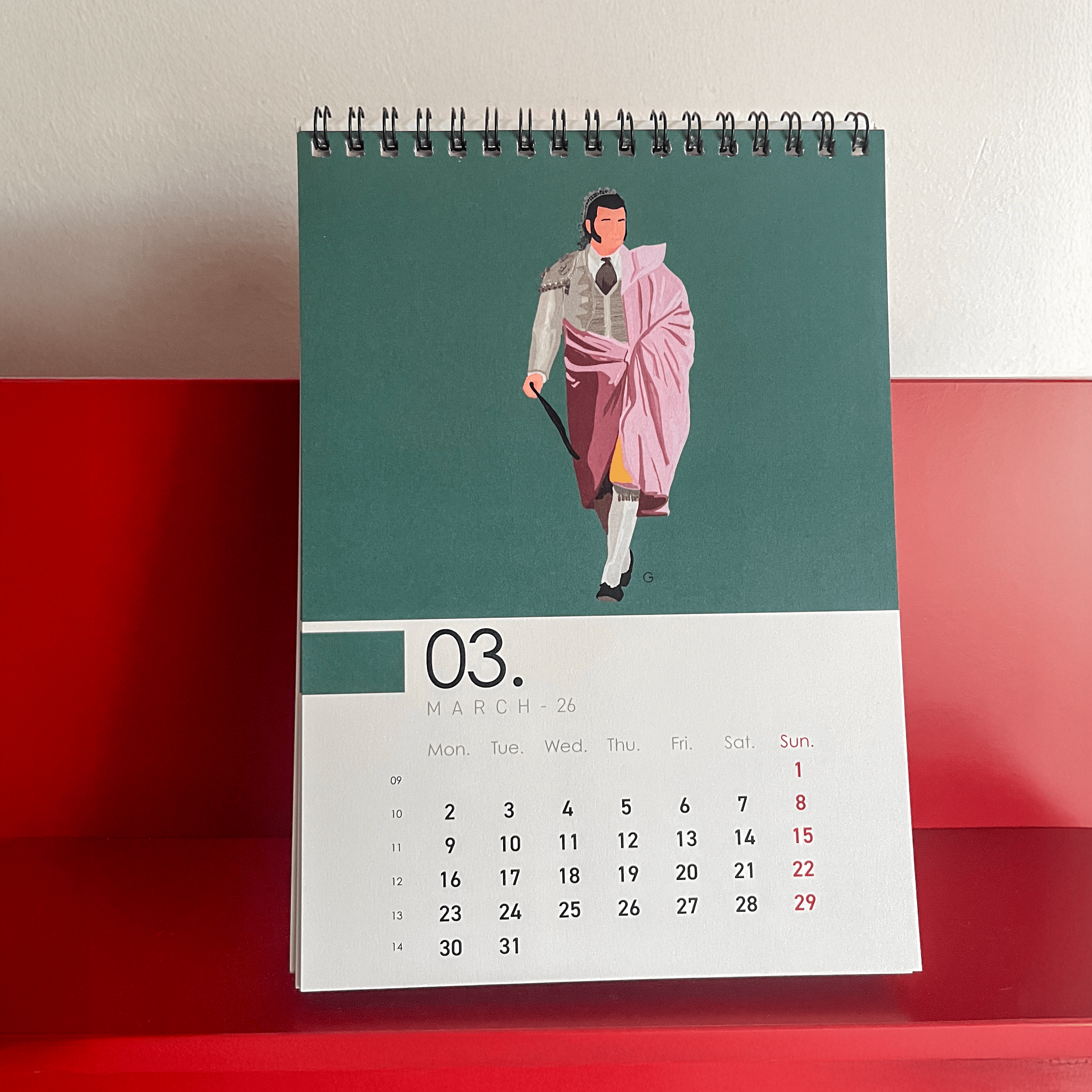 Calendario LULARI 2026