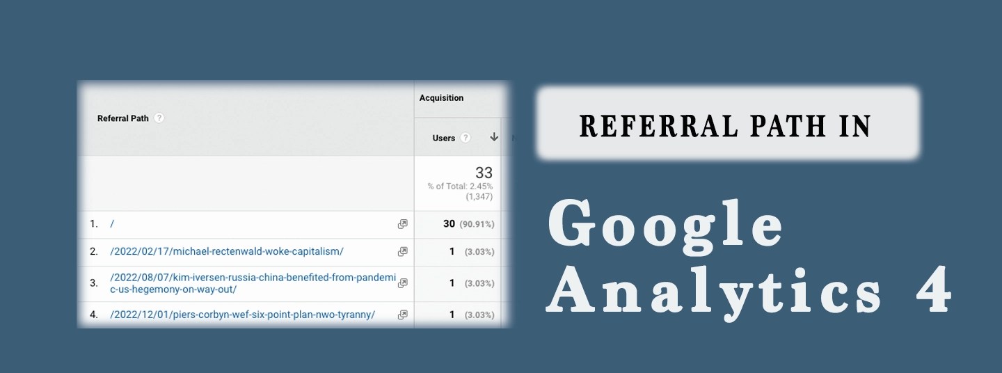 Ultimate Referral Path Google Analytics Guide Insights 2024