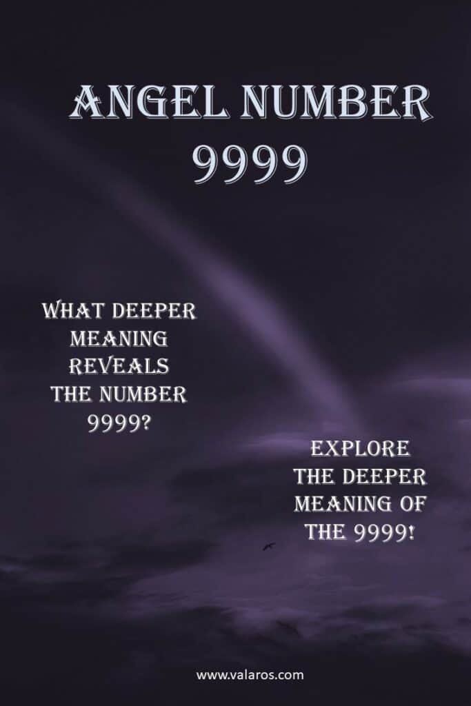 Angel number 9999 and its meaning