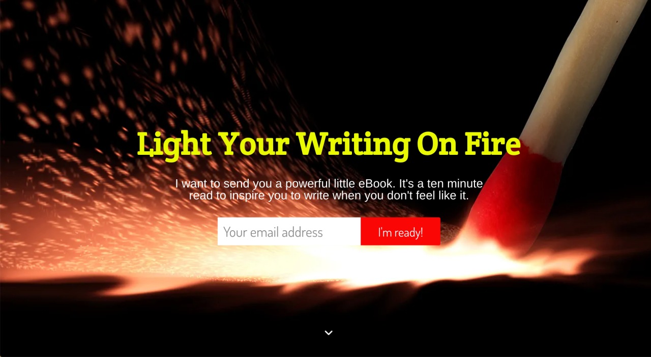 Positive Writer Bryan Hutchinson - mailing list signup
