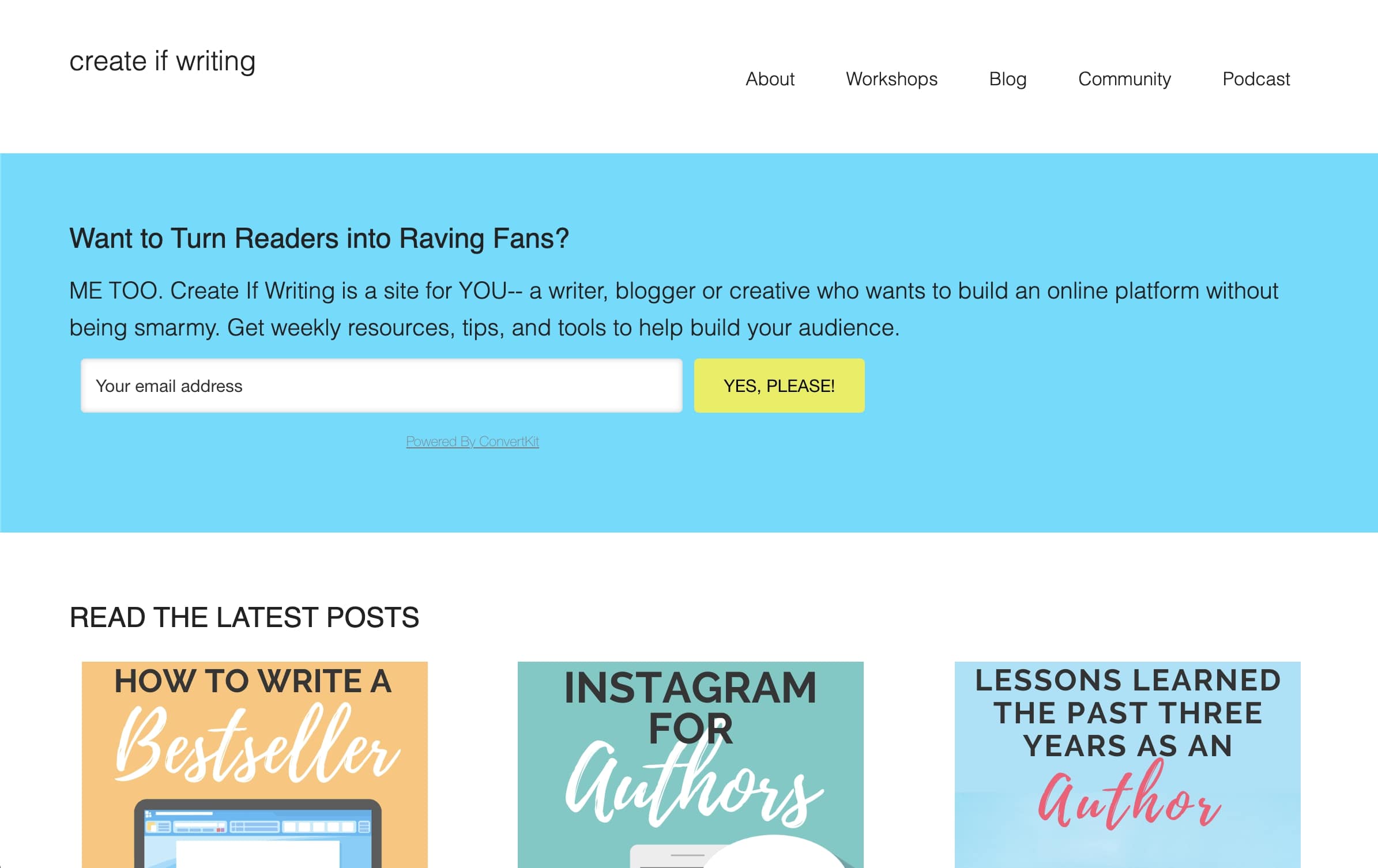 Create If Writing